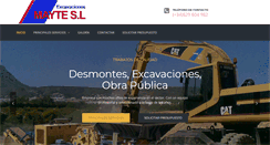 Desktop Screenshot of excavaciones-mayte.com